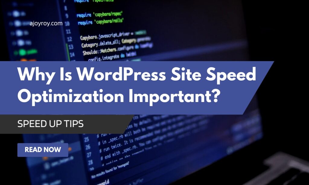 wordpress site speed optimization